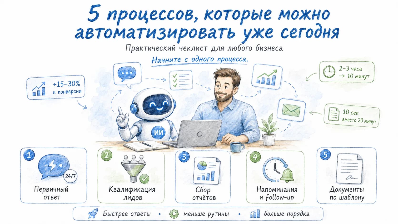 5 Processes You Can Automate Starting Today