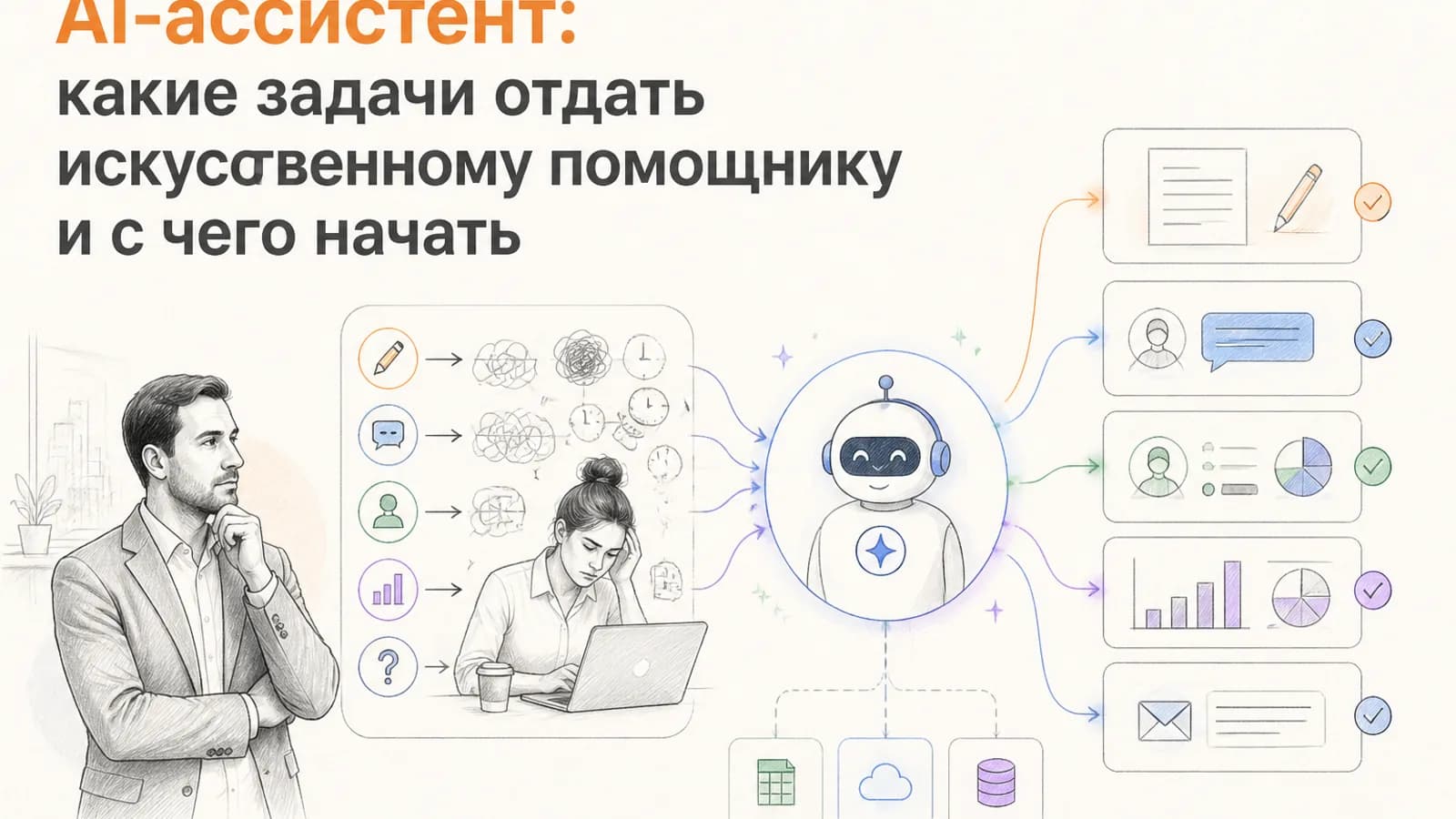 AI assistant: какие задачи отдать искусственному помощнику и с чего начать