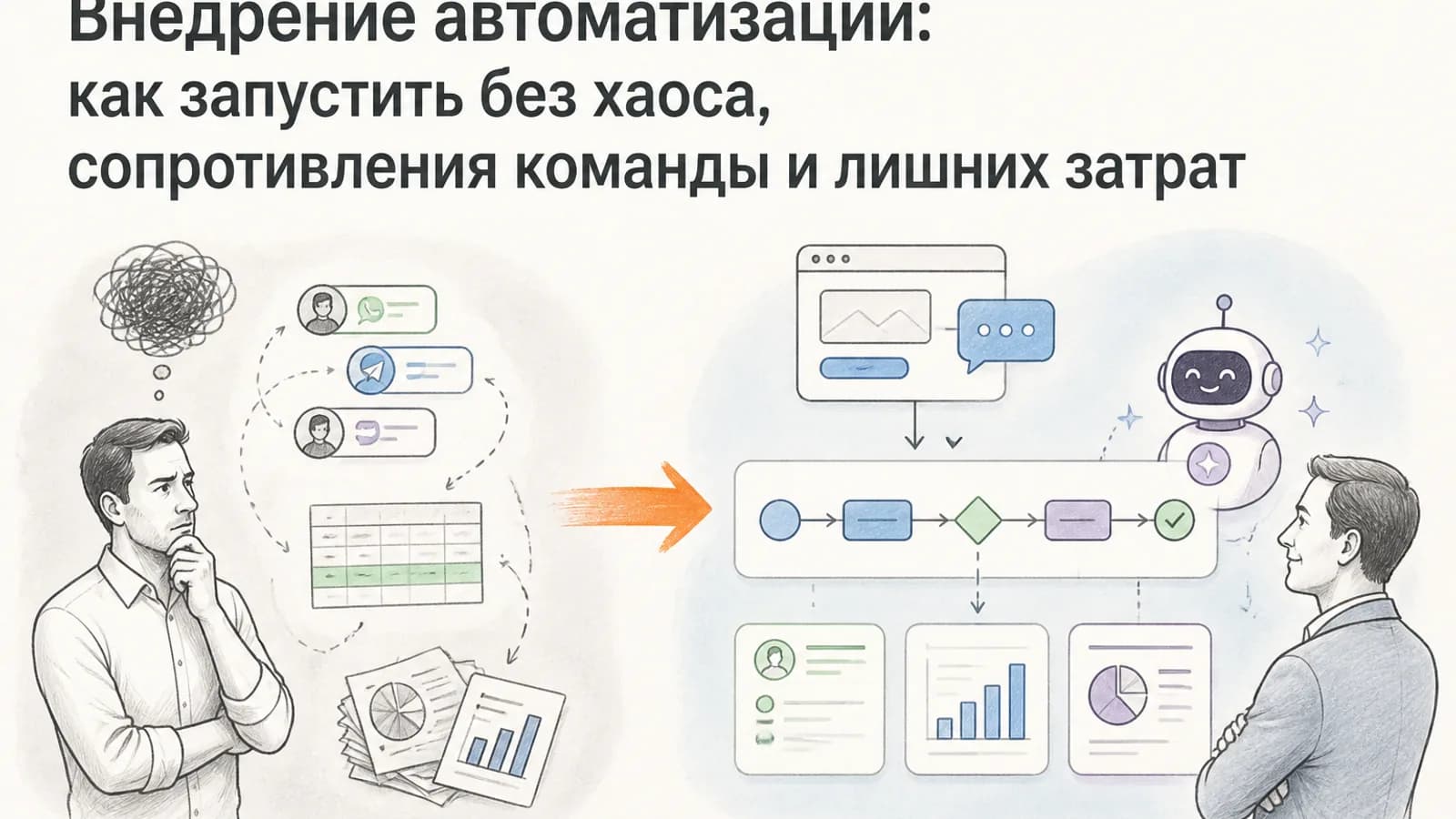 Automation implementation: как запустить без хаоса, сопротивления команды и лишних затрат