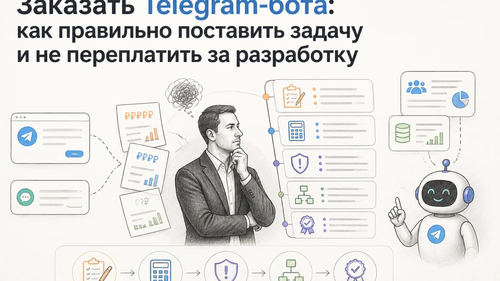 Order a Telegram bot: как правильно поставить задачу и не переплатить за разработку